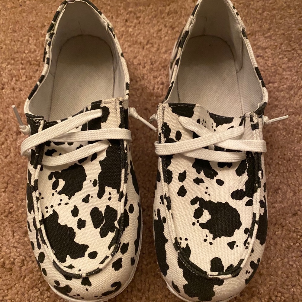 Cow Print Shoes